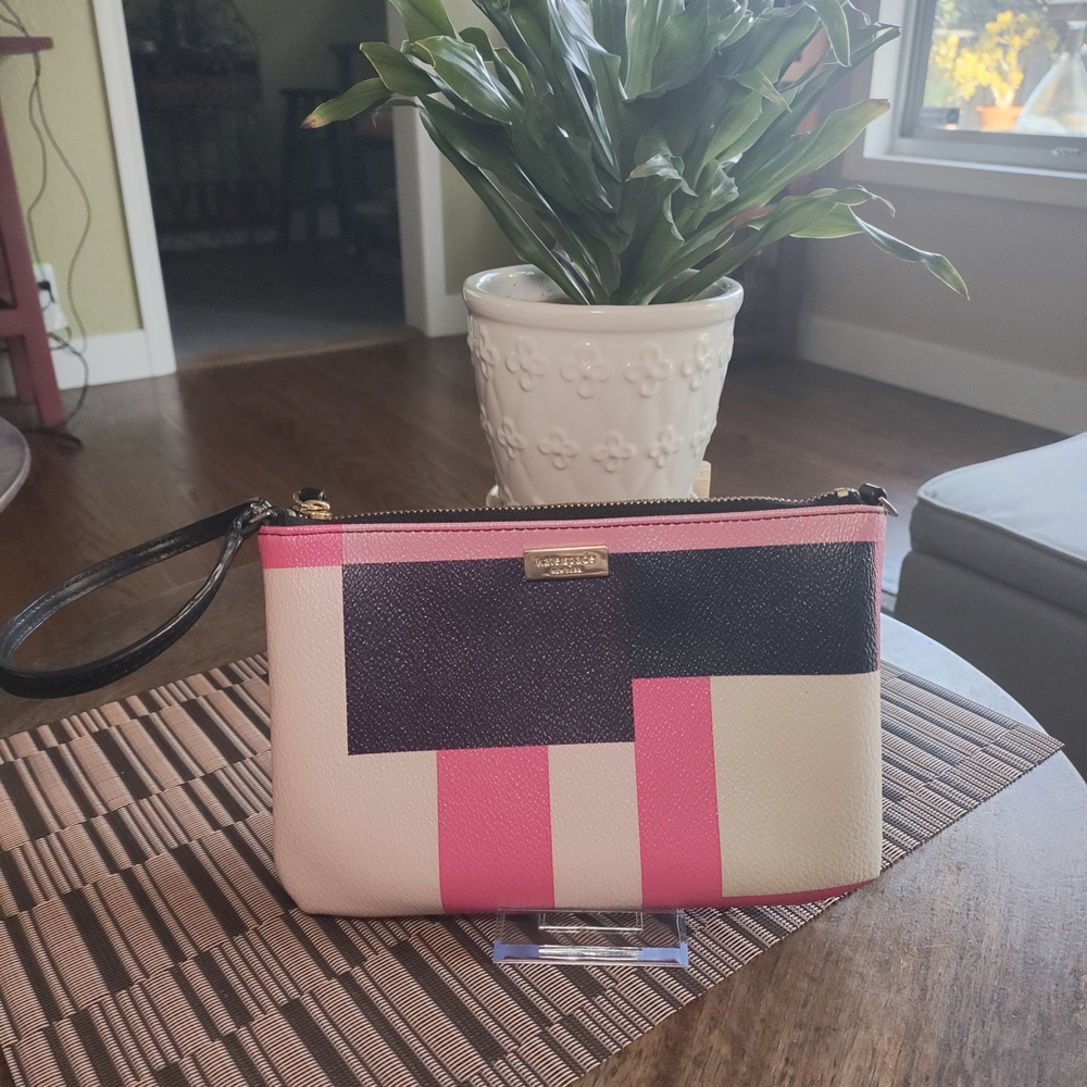 EUC Kate Spade  Multi Color Wristlet